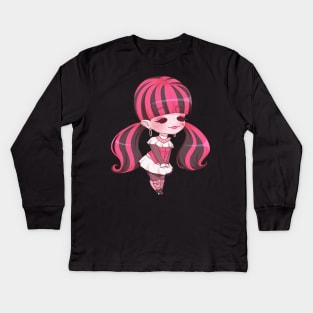 Draculaura Chibi Kids Long Sleeve T-Shirt